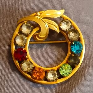 Van Dell Circle of Life Brooch 1/20 12K